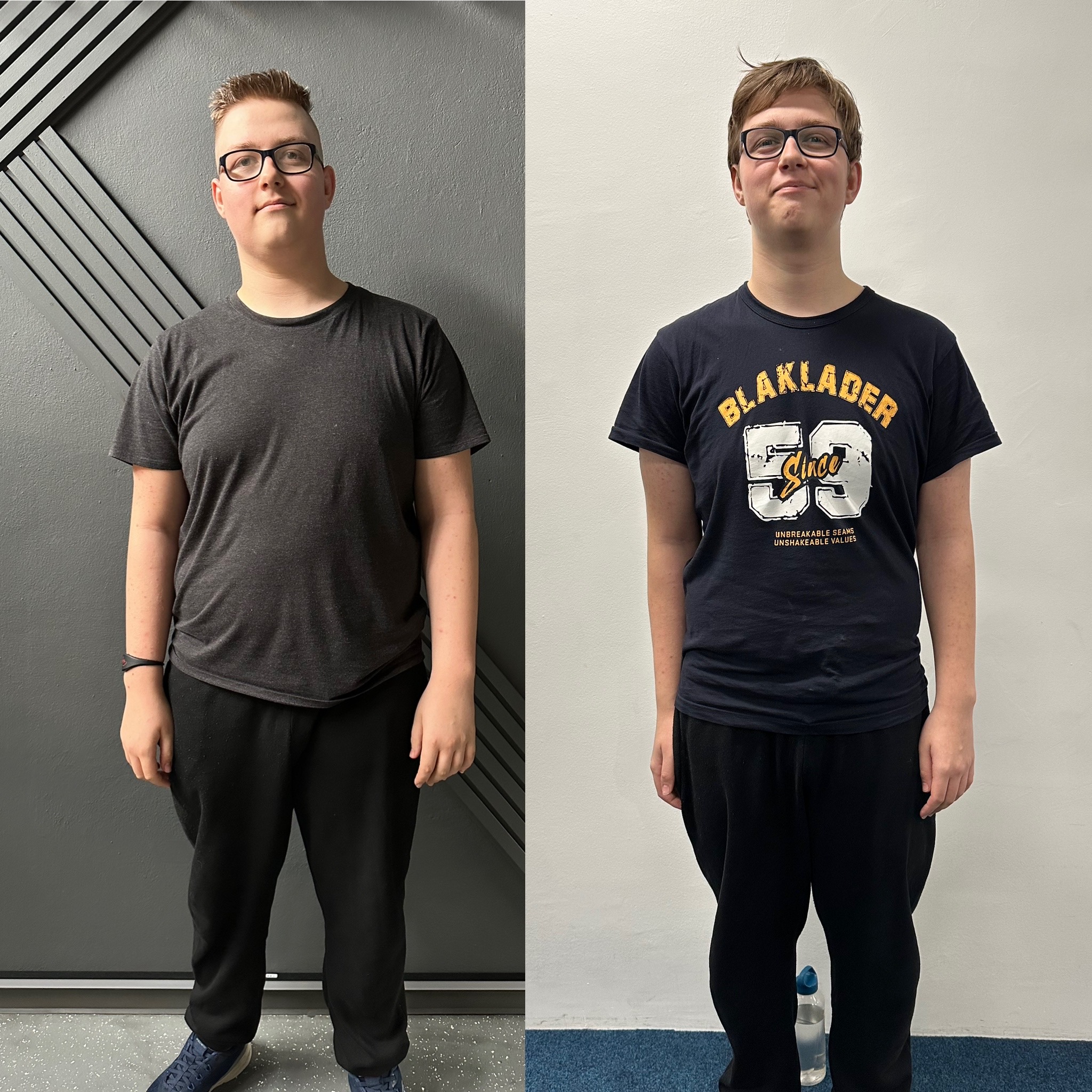 before after